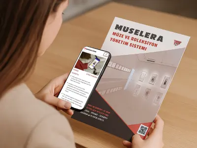 Ürünler etiketleri için QR Kod