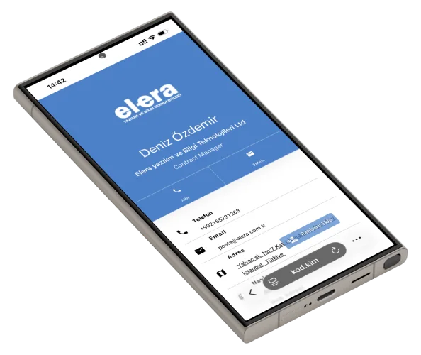 Android telefon ekranına link ekleme. Dijital Kartvizit Düğmesi